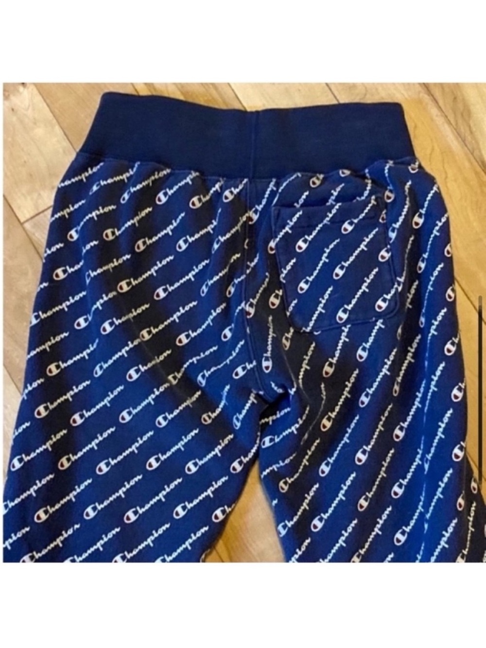 Champion Vintage logo printed reverse weave joggers size extra small XS - Picture 6 of 10